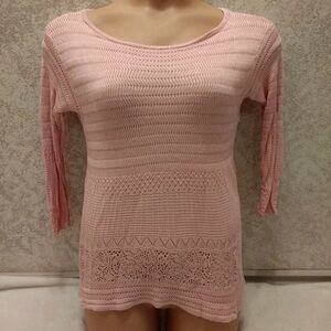 White House Black Market Soft Pink Sweater